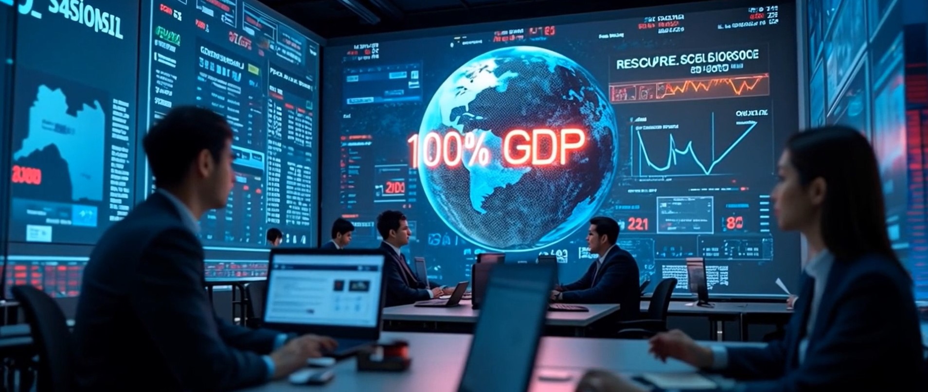 2030년까지 글로벌 부채 수준이 GDP 100%를 초과할 가능성이 정말 있을까 동영상 썸네일