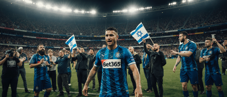 이스라엘에서 뛴 나폴리, Bet365 Scores 스폰서십 체결 논란 – 이스라엘 언론·팬들 ‘규제 회피 의혹’ 집중 보도